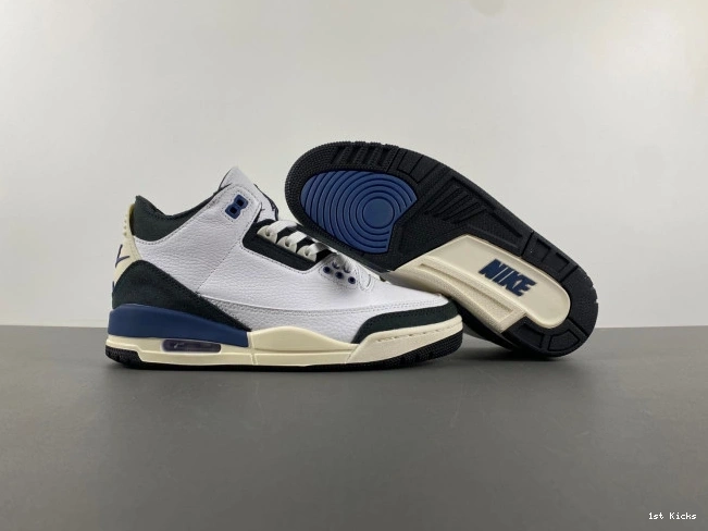 1st Kicks Shoes Blue x Diffused Maniere OG Air 3 Jordan SP Ma A HV8571-100 0708